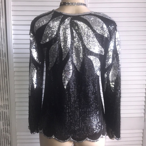Long Sleeve Sequin top - Picture 6 of 12